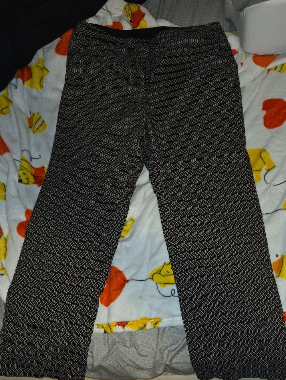women's brown/black Patterned Dress Pants